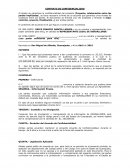 Ejemplo de un Modelo de convenio