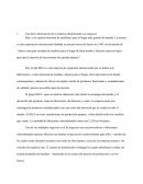 Una breve descripción de la empresa identificando sus negocios