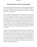 Contexto Histórico en que surge la Sociología