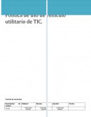 Política de uso de vehículo utilitario de TIC