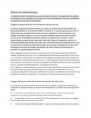 Gestion de recursos humanos. Origen y desarrollo de aministracion de personas