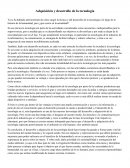 Adquisición y desarrollo de la tecnología