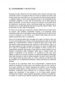 EL CONSUMISMO Y MI ACTITUD