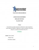 El gran Conocimiento que posee el personal de enfermería del pase de guardia en clínica médica del Hospital Dr. Natalio Burd