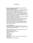 ¿Qué tipos de aplicaciones se describen en este ¿caso? ¿Qué funciones empresariales admiten?