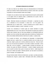 ENSAYO DE QUE ESTAMOS DESNUDOS EN INTERNET. Página 1