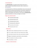 La contaminación es la alteración del estado natural de un medio, causando inestabilidad, desorden, daño o molestias en un ecosistema.