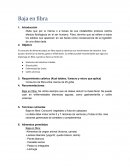 El consumo de alimentos bajos en fibra ayuda a ralentizar sus movimientos de intestino