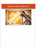 En el Caso Home Depot Gestión del Cambio