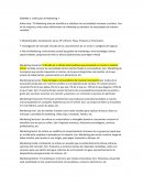 El Marketing trata de identificar y satisfacer las necesidades humanas y sociales. Una de las mejores y más cortas definiciones de marketing es satisfacer las necesidades de manera rentable