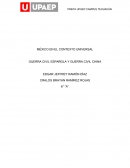 GUERRA CIVIL ESPAÑOLA Y GUERRA CIVIL CHINA