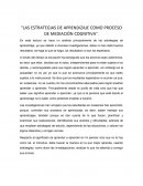 Las estrategias de aprendizaje como proceso de mediación cognitiva