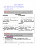 Instrucciones El análisis debe contener la relación de Debilidades, Oportunidades, Fortalezas y Amenazas que se identifican en el producto