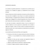 Contratos en garantia