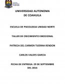TALLER DE CRECIMIENTO EMOCIONAL