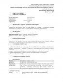 MISIÓN DEL CARGO O PROPÓSITO PRINCIPAL