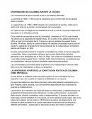 UNIVERSIDADES EN COLOMBIA DURANTE LA COLONIA