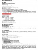 FICHA DE PRESENTACION OBRA