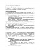 Administración de un Movie Center