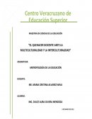 MULTI E INTERCULTURALIDAD