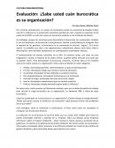 ¿Sabe usted cuán burocrática es su organización?