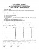 Construir en un gráfico las curvas cracterísitcas de operación de los siguientes planes de muestreo: Gestión de operaciones