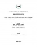 USO DEL PLÁSTICO RECICLADO COMO MATERIA PRIMA PARA PAVIMENTAR Y RECUPERAR LA INFRAESTRUCTURA VIAL DE LA CIUDAD DE BOGOTÁ