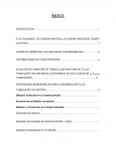FLUCTUACIONES DE CONCENTRACIÓN y LA CONCENTRACIÓN DE TIEMPO AJUSTADO