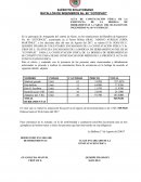 Acta de constatación - Bodega de herramientas