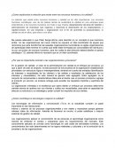 Mercado ¿Cómo explicarías la relación que existe entre los recursos humanos y la calidad?