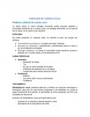 PARÁLISIS DE CUERDA VOCAL