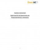Optimización de Operaciones de Almacenamiento e Inventario
