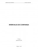 INTERVALOS DE CONFIANZA