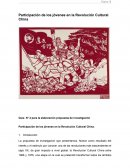 Participación de los jóvenes en la Revolución Cultural China