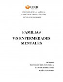 FAMILIAS V/S ENFERMEDADES MENTALES