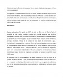 Materia del asunto: Decreto del programa Hoy no circula añadiendo al programa el “Hoy no circula sabatino