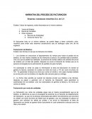 Narrativa del proceso de Facturacion Empresa: Autobuses Amarillos S.A. de C.V