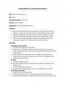 Unidad didactica la panaderia el gauchito