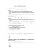TALLER : ESTEQUIOMETRIA DE REACCIONES