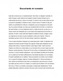 Resumen del libro Escucharas mi corazón