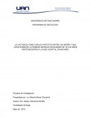 LA LACTANCIA COMO VINCULO AFECTIVO ENTRE LAS MADRE Y SUS HIJOS DURANTE LA PRIMERA INFANCIA EN MUJERES DE 18 A 25 AÑOS PERTENECIENTES A LA ESE HOSPITAL DIVINO NIÑO.