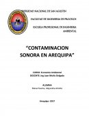 “CONTAMINACION SONORA EN AREQUIPA”