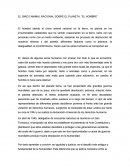 EL ÚNICO ANIMAL RACIONAL SOBRE EL PLANETA. “EL HOMBRE”