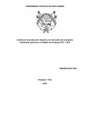 Análisis de la producción respecto a la innovación de la pequeña explotación agrícola en la Región de Arequipa 2012 – 2015