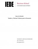 Caso de Estudio Gestión y Políticas Públicas para la Educación