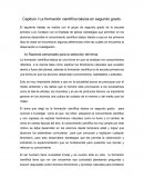 TESIS FILOSOFÍA. Capitulo I La formación científica básica en segundo grado.