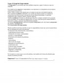 Tema: El Espíritu Emprendedor.