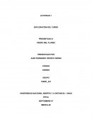 Exploración del curso plantilla de información Tarea 1