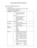 Plan de trabajo 2017 Municipio Escolar