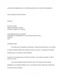 IMPORTANCIA DE LA INVESTIGACIÓN EN EL POSGRADO